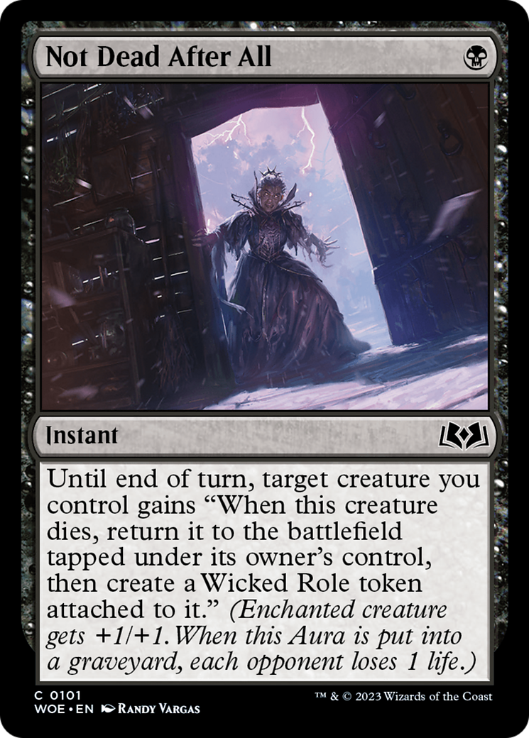 Not Dead After All (101) [Wilds of Eldraine] foil - Deck Out Gaming