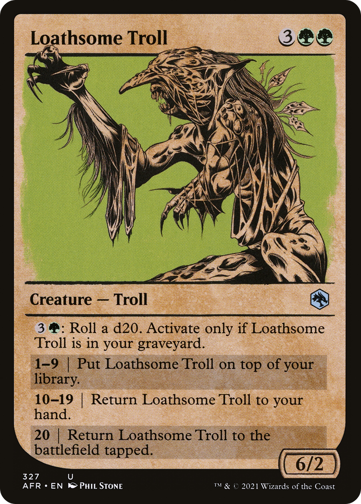 Loathsome Troll (327) [Adventures in the Forgotten Realms] foil - Deck Out Gaming