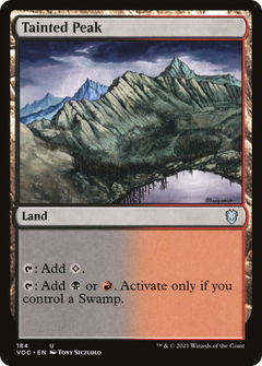 Tainted Peak (184) [Commander: Innistrad: Crimson Vow] - Deck Out Gaming