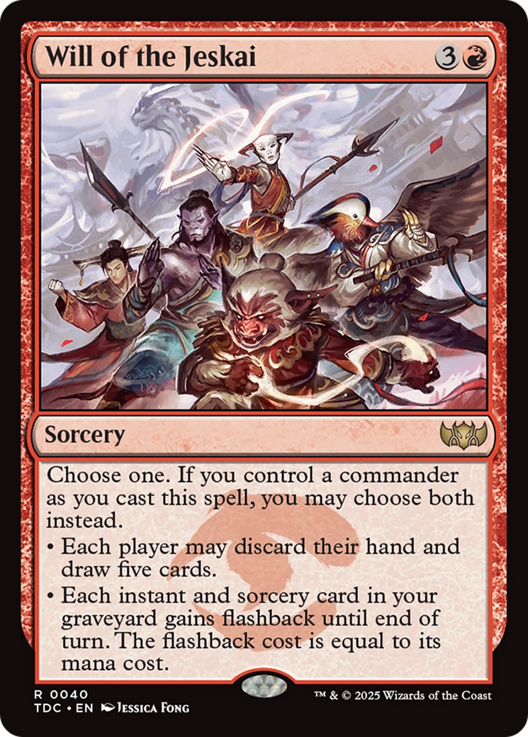Will of the Jeskai (40) [Commander: Tarkir: Dragonstorm] - Deck Out Gaming