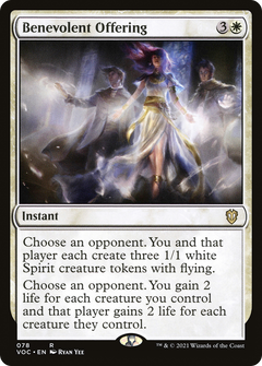 Benevolent Offering (78) [Commander: Innistrad: Crimson Vow] - Deck Out Gaming