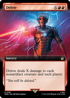 Delete (Extended Art) (381) [Doctor Who] - Deck Out Gaming