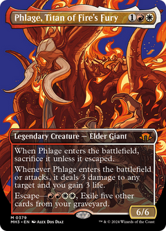 Phlage, Titan of Fire's Fury (Borderless) (379) [Modern Horizons 3] - Deck Out Gaming