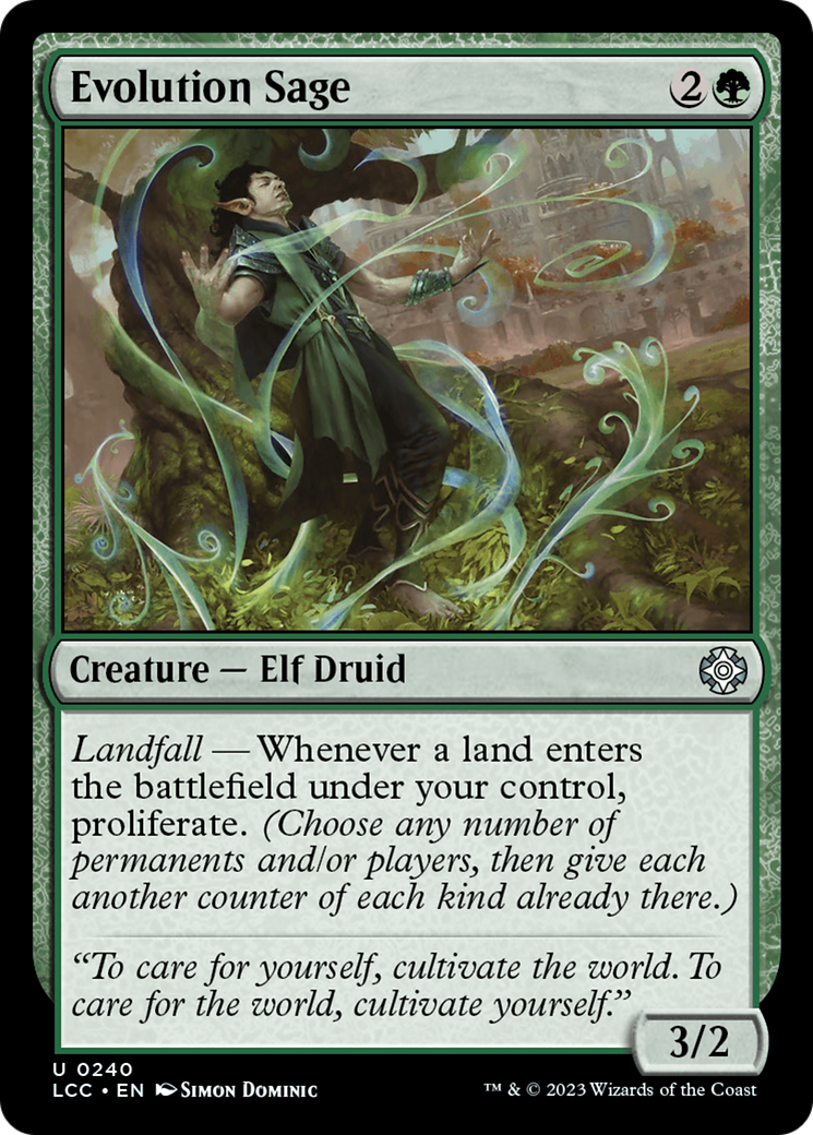 Evolution Sage (240) [The Lost Caverns of Ixalan Commander] - Deck Out Gaming