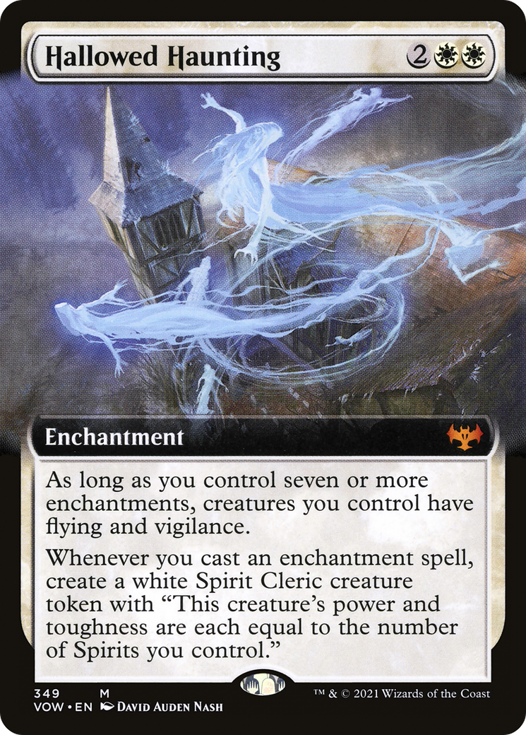 Hallowed Haunting (Extended Art) (349) [Innistrad: Crimson Vow] foil - Deck Out Gaming