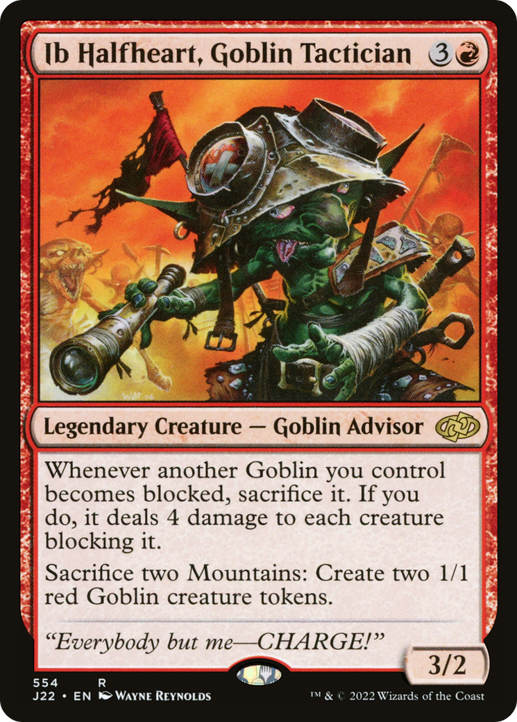 Ib Halfheart, Goblin Tactician (554) [Jumpstart 2022] - Deck Out Gaming
