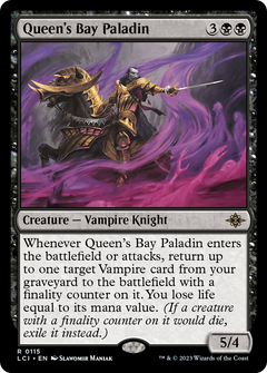 Queen's Bay Paladin (115) [The Lost Caverns of Ixalan] foil - Deck Out Gaming