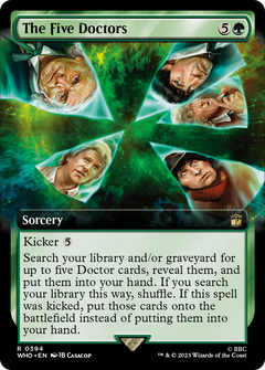 The Five Doctors (Extended Art) (394) [Doctor Who] foil - Deck Out Gaming