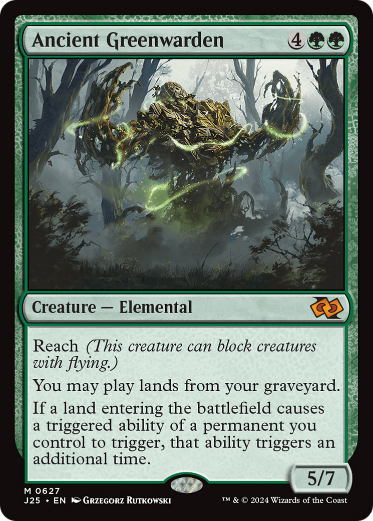 Ancient Greenwarden (627) [Foundations Jumpstart] - Deck Out Gaming