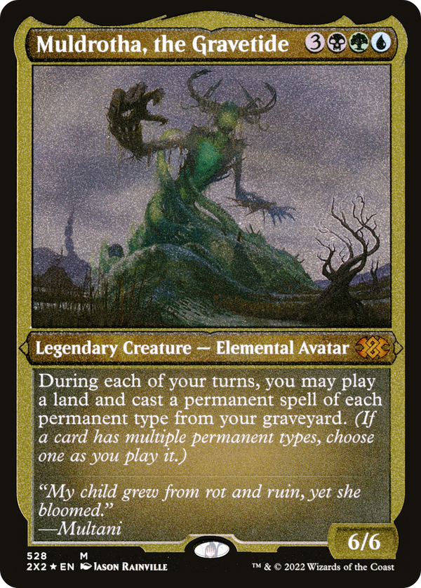 Muldrotha, the Gravetide (Foil Etched) (528) [Double Masters 2022] foil - Deck Out Gaming