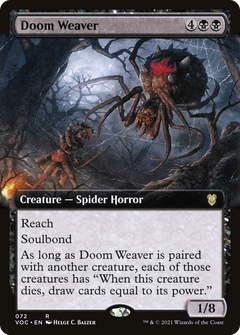 Doom Weaver (Extended Art) (72) [Commander: Innistrad: Crimson Vow] - Deck Out Gaming