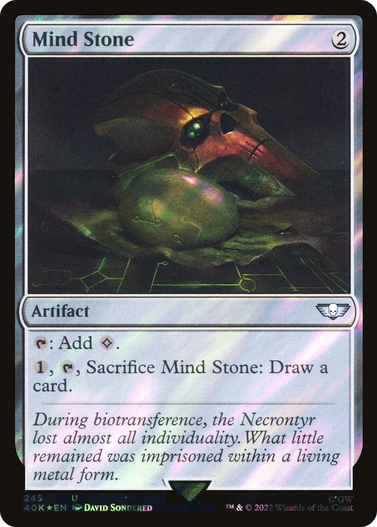 Mind Stone (245) (Surge Foil) (245) [Warhammer 40,000 Commander] foil - Deck Out Gaming