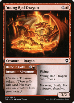 Young Red Dragon (210) [Commander Legends: Battle for Baldur's Gate] - Deck Out Gaming