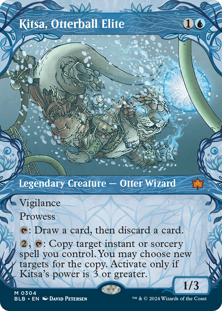 Kitsa, Otterball Elite (Showcase) (304) [Bloomburrow] foil - Deck Out Gaming