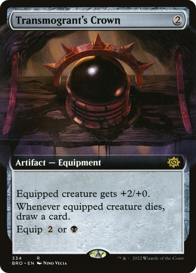 Transmogrant's Crown (Extended Art) (334) [The Brothers' War] - Deck Out Gaming