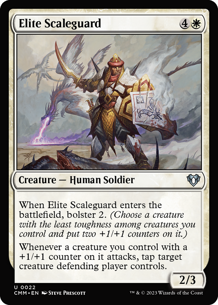 Elite Scaleguard (22) [Commander Masters] foil - Deck Out Gaming