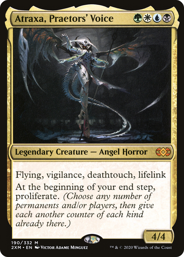 Atraxa, Praetors' Voice (190) [Double Masters] - Deck Out Gaming