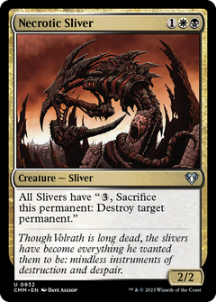 Necrotic Sliver (932) [Commander Masters] - Deck Out Gaming