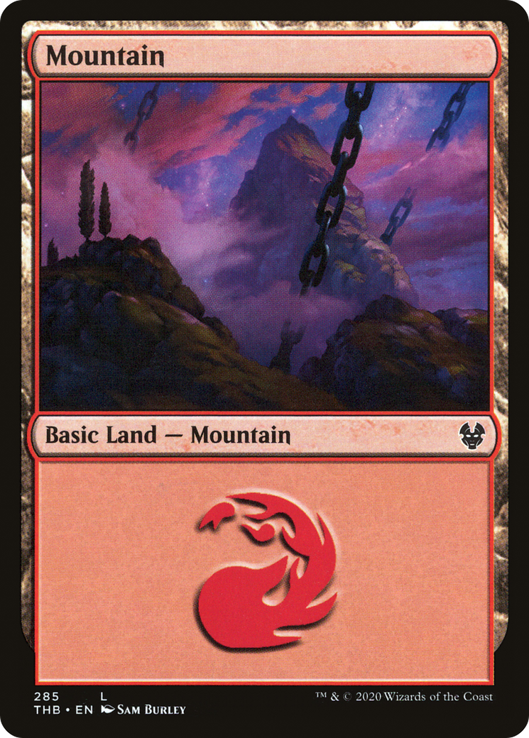 Mountain (285) (285) [Theros Beyond Death] foil - Deck Out Gaming