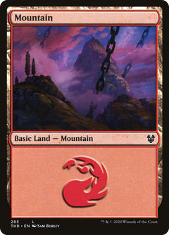 Mountain (285) (285) [Theros Beyond Death] foil - Deck Out Gaming