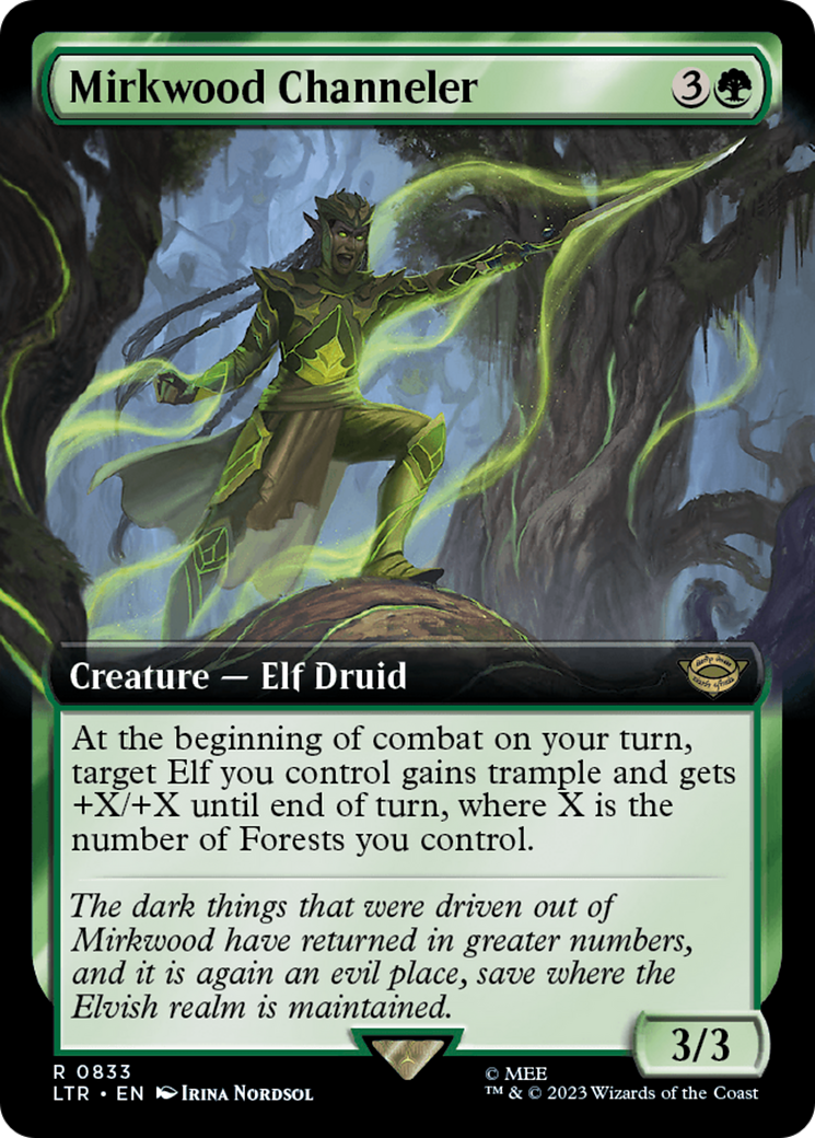 Mirkwood Channeler (Extended Art) (833) [The Lord of the Rings: Tales of Middle-earth] - Deck Out Gaming