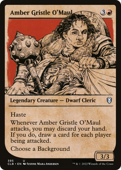 Amber Gristle O'Maul (Showcase) (395) [Commander Legends: Battle for Baldur's Gate] - Deck Out Gaming