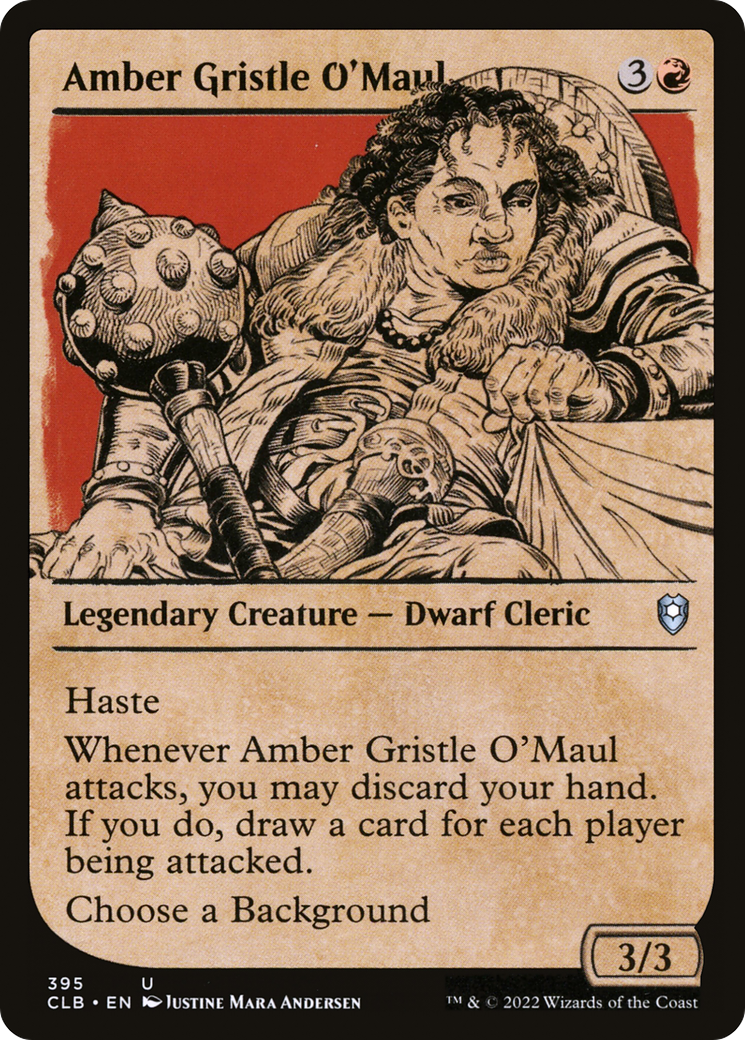 Amber Gristle O'Maul (Showcase) (395) [Commander Legends: Battle for Baldur's Gate] - Deck Out Gaming