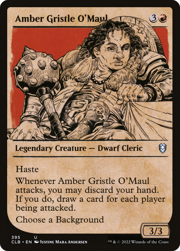 Amber Gristle O'Maul (Showcase) (395) [Commander Legends: Battle for Baldur's Gate] foil - Deck Out Gaming