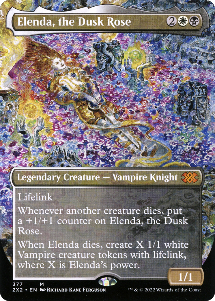 Elenda, the Dusk Rose (Borderless) (377) [Double Masters 2022] - Deck Out Gaming