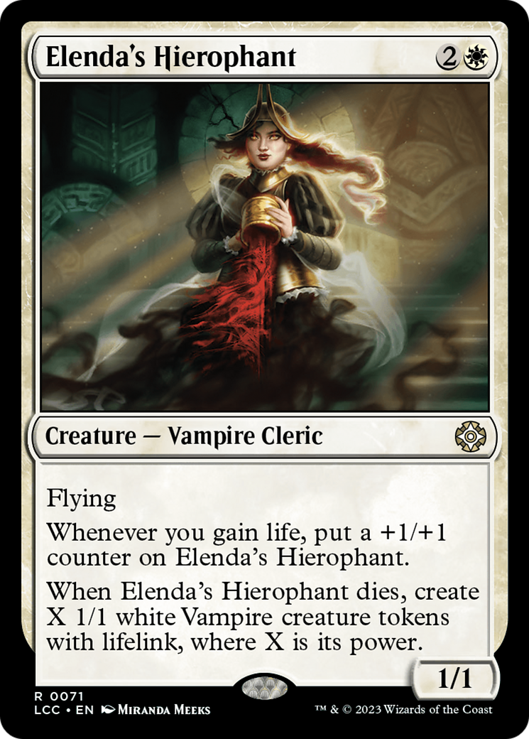 Elenda's Hierophant (71) [The Lost Caverns of Ixalan Commander] - Deck Out Gaming