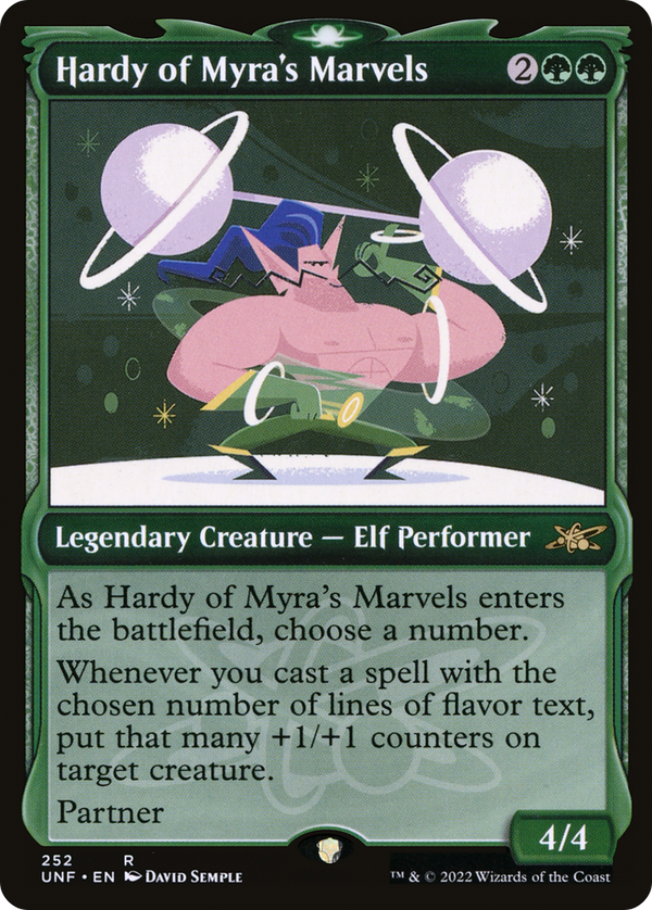 Hardy of Myra's Marvels (Showcase) (252) [Unfinity] foil - Deck Out Gaming