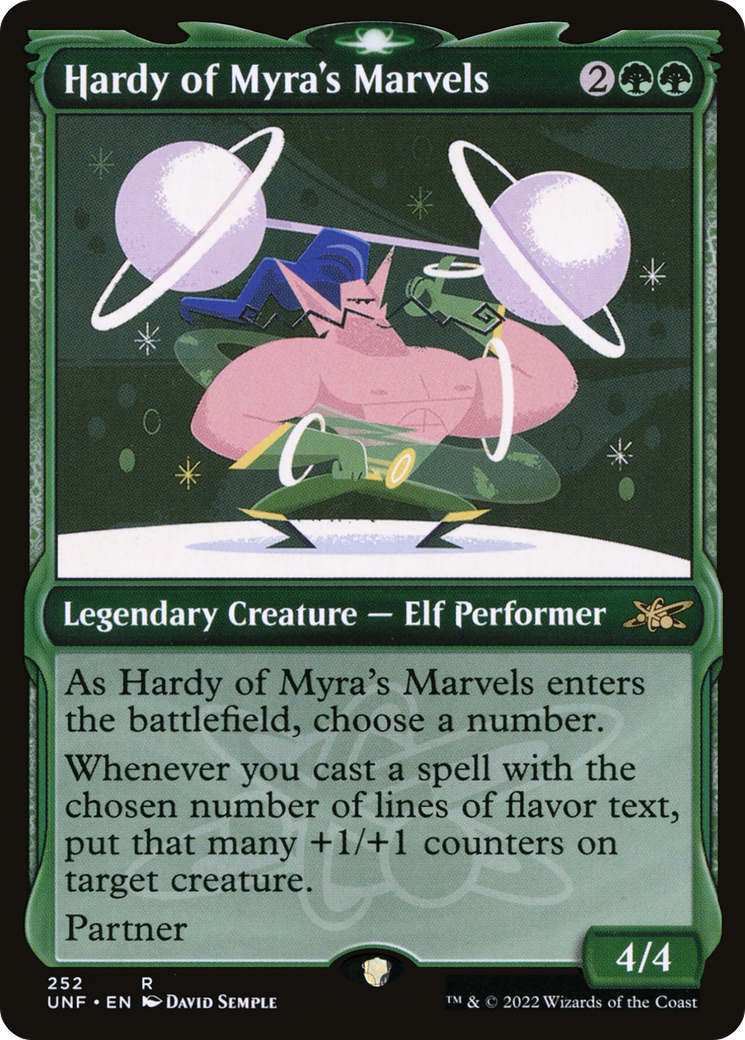 Hardy of Myra's Marvels (Showcase) (252) [Unfinity] foil - Deck Out Gaming