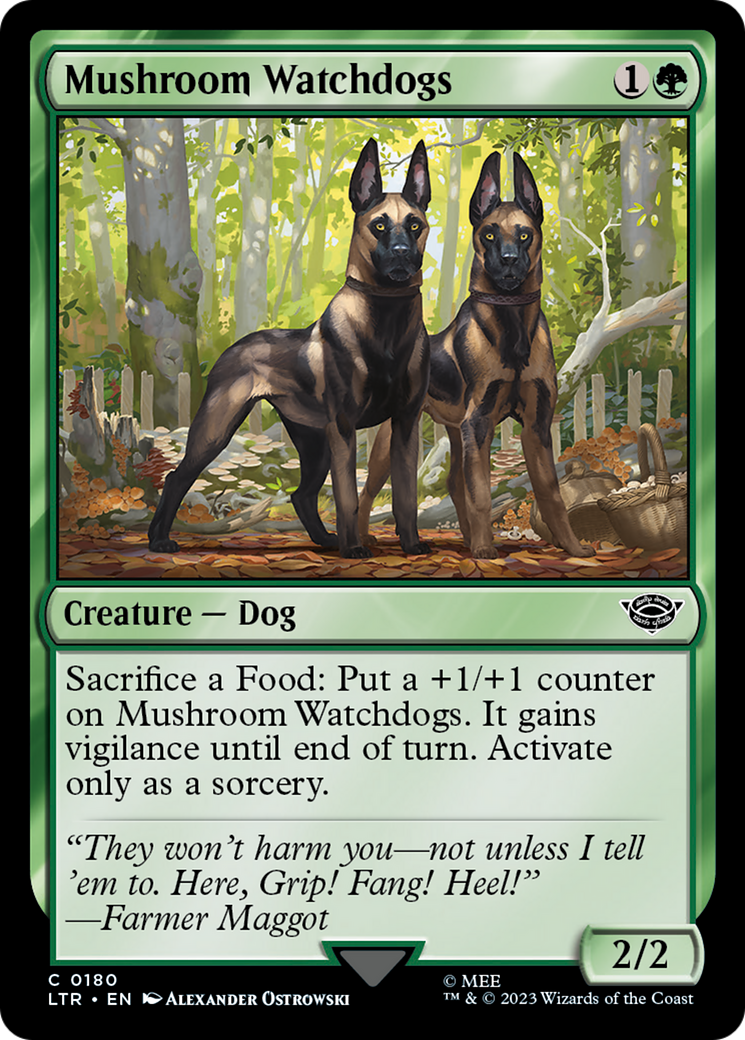 Mushroom Watchdogs (180) [The Lord of the Rings: Tales of Middle-earth] foil - Deck Out Gaming