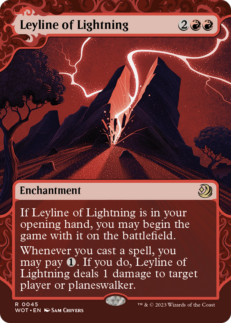 Leyline of Lightning (45) [Wilds of Eldraine: Enchanting Tales] - Deck Out Gaming