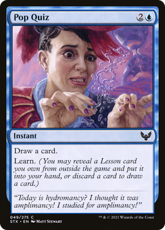Pop Quiz (49) [Strixhaven: School of Mages] foil - Deck Out Gaming