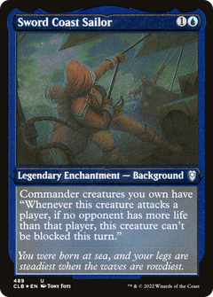 Sword Coast Sailor (489) [Commander Legends: Battle for Baldur's Gate] etched - Deck Out Gaming