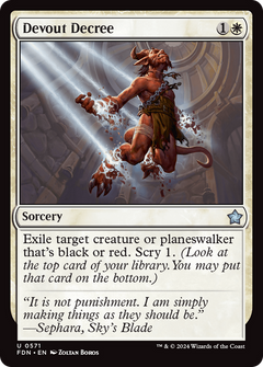Devout Decree (571) [Foundations] - Deck Out Gaming