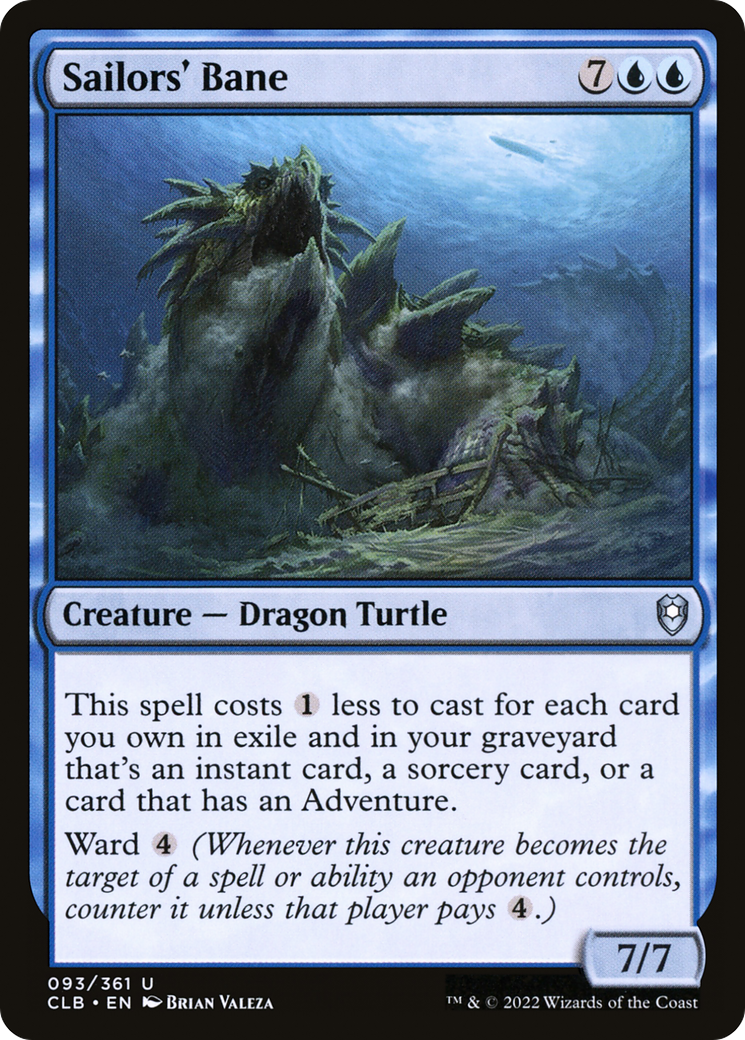 Sailors' Bane (93) [Commander Legends: Battle for Baldur's Gate] foil - Deck Out Gaming