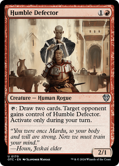 Humble Defector (170) [Outlaws of Thunder Junction Commander] - Deck Out Gaming