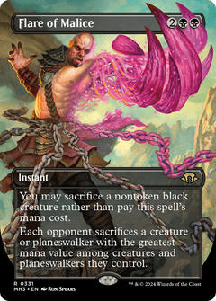 Flare of Malice (Borderless) (331) [Modern Horizons 3] foil - Deck Out Gaming