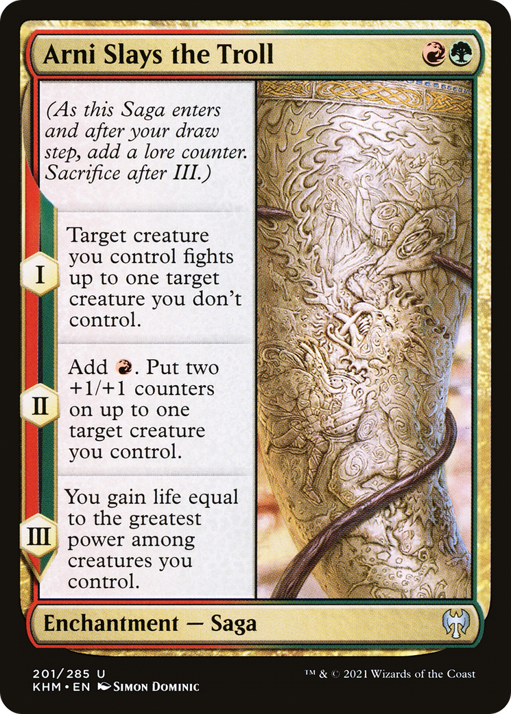 Arni Slays the Troll (201) [Kaldheim] - Deck Out Gaming