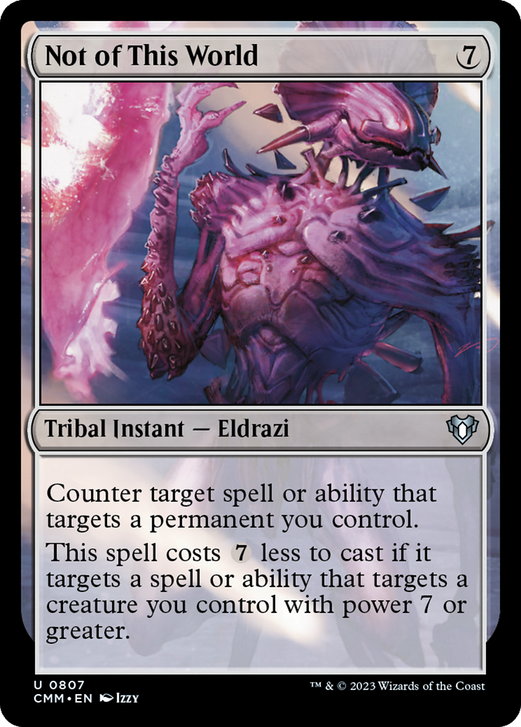 Not of This World (807) [Commander Masters] - Deck Out Gaming