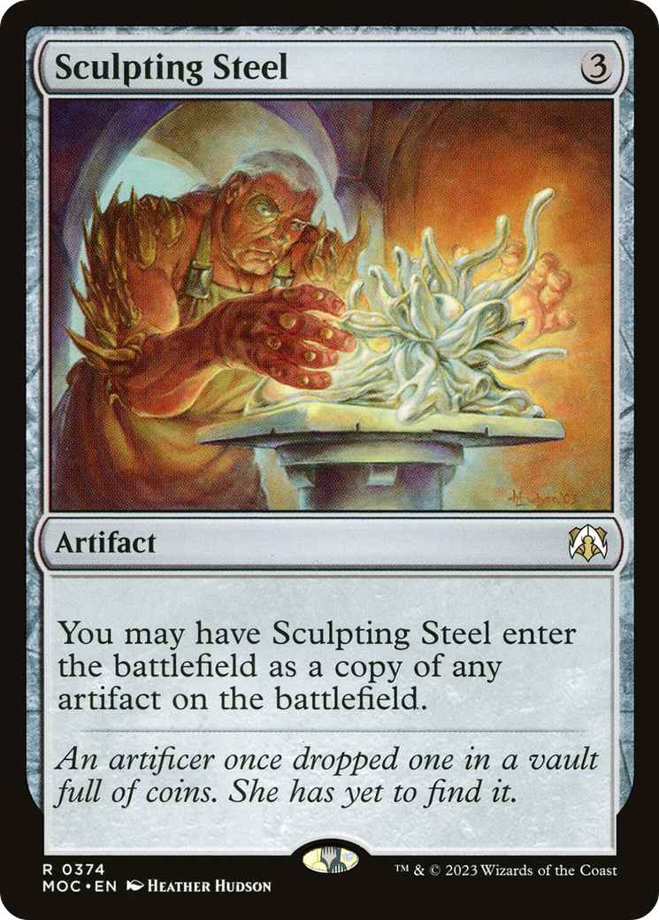 Sculpting Steel (374) [March of the Machine Commander] - Deck Out Gaming