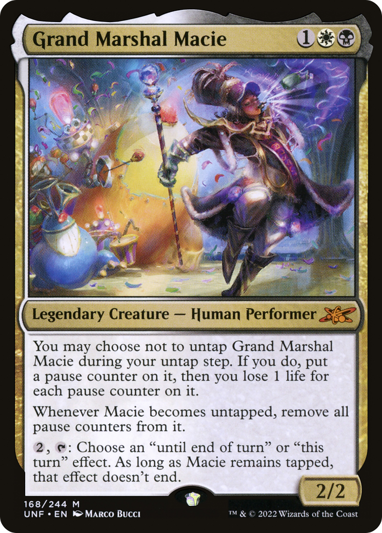 Grand Marshal Macie (168) [Unfinity] foil - Deck Out Gaming