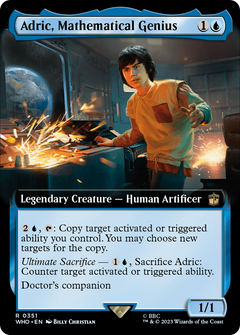 Adric, Mathematical Genius (Extended Art) (351) [Doctor Who] foil - Deck Out Gaming