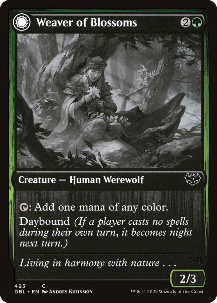 Weaver of Blossoms (493) [Innistrad: Double Feature] foil - Deck Out Gaming