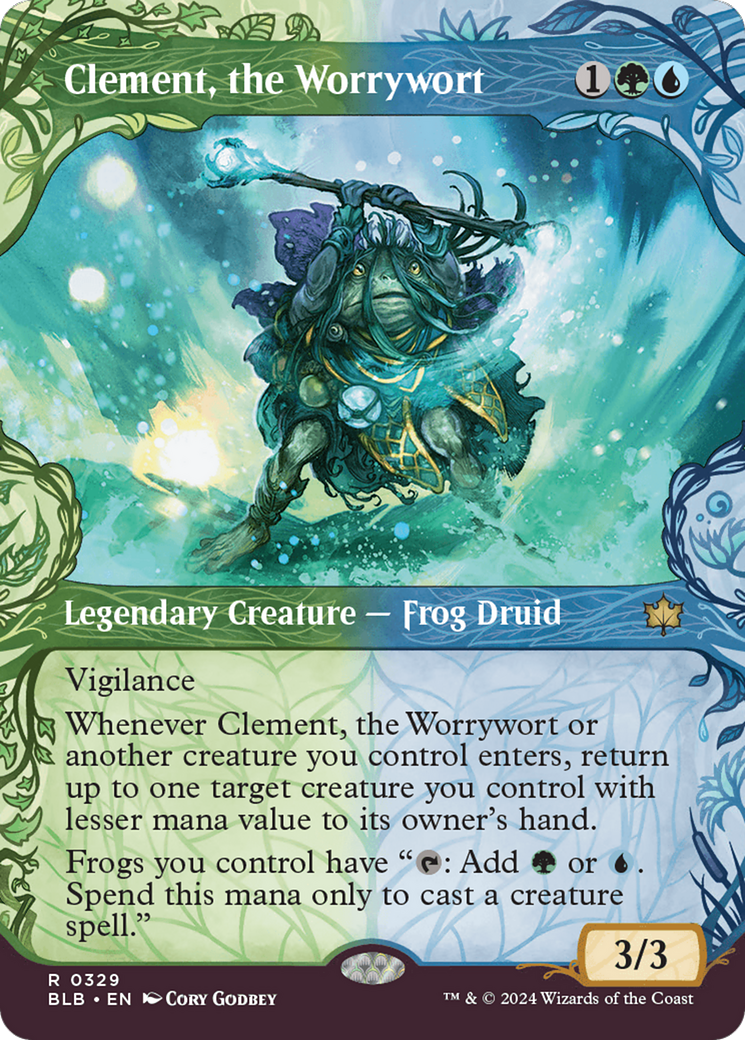Clement, the Worrywort (Showcase) (329) [Bloomburrow] - Deck Out Gaming