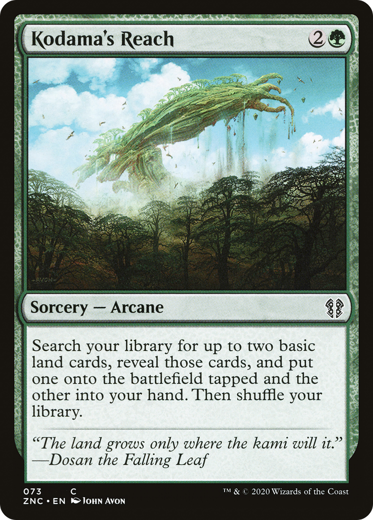 Kodama's Reach (73) [Commander: Zendikar Rising] - Deck Out Gaming