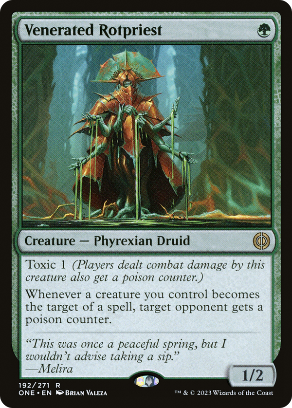 Venerated Rotpriest (192) [Phyrexia: All Will Be One] - Deck Out Gaming