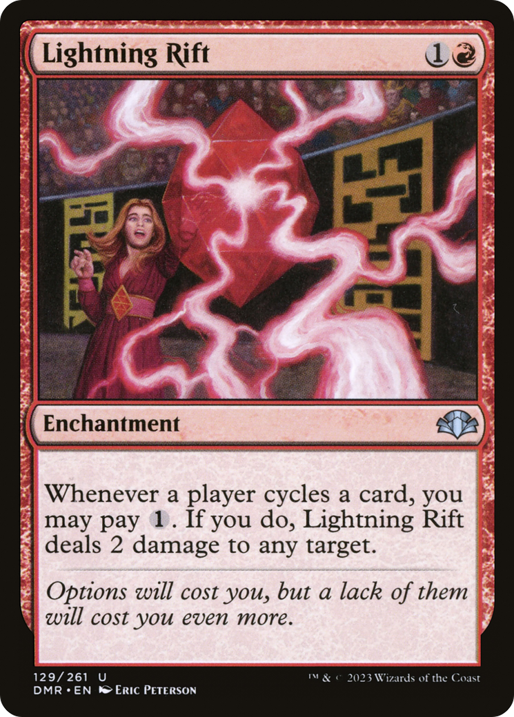 Lightning Rift (129) [Dominaria Remastered] foil - Deck Out Gaming